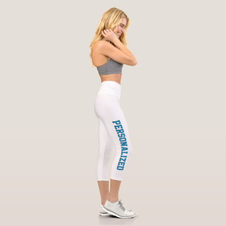 Christmas leggings personalised Waisted Capris 