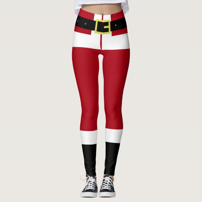 Christmas Leggings Santa Claus Gift (Front)