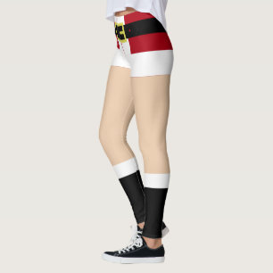 Christmas Leggings Santa Claus Gift Funny