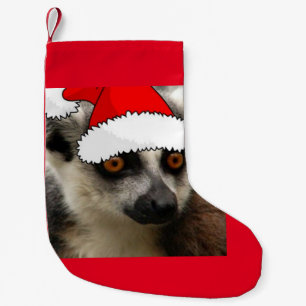 Christmas Lemur Small Christmas Stocking