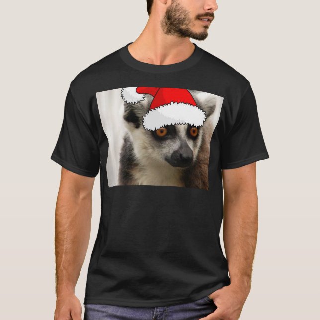 Christmas Lemur T-Shirt (Front)