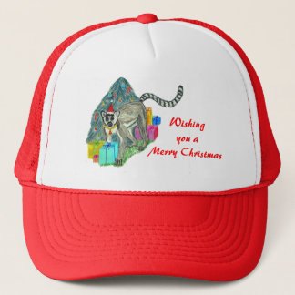 Christmas Lemur Trucker Hat