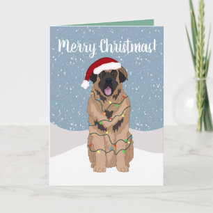 Christmas Leonberger  Card