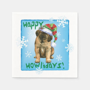 Christmas Leonberger Napkin