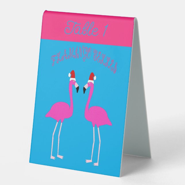 Christmas Lesbian Flamingos Flamingo Belles Custom (Front)