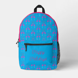 Christmas Lesbian Flamingos Flamingo Belles Custom Printed Backpack