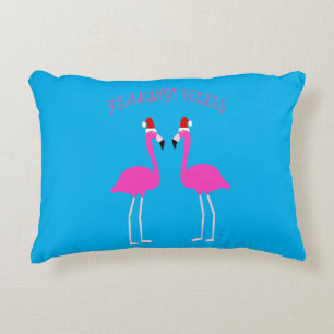 Christmas Lesbian Flamingos Flamingo Belles Decorative Cushion