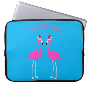 Christmas Lesbian Flamingos Flamingo Belles Laptop Sleeve