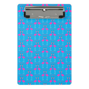 Christmas Lesbian Flamingos Flamingo Belles Mini Clipboard