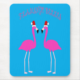 Christmas Lesbian Flamingos Flamingo Belles Mouse Mat