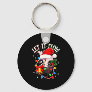 Christmas Let I T Flow Anatomy Heart Cardiac Nurse Key Ring