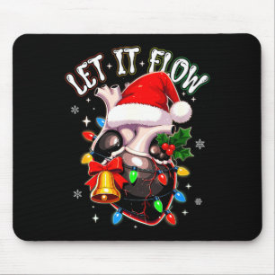 Christmas Let I T Flow Anatomy Heart Cardiac Nurse Mouse Mat