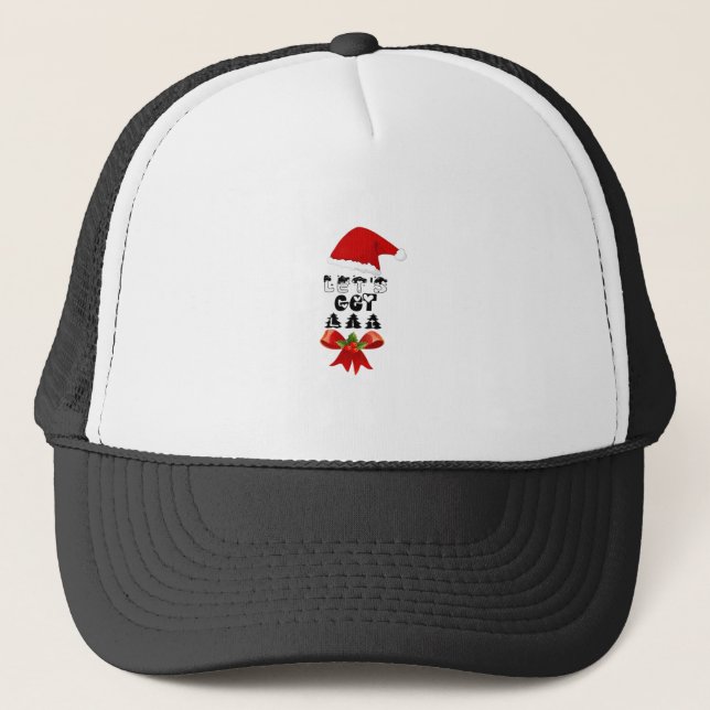 Christmas Let's Get Lit Classic Trucker Hat (Front)
