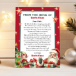 Christmas letter from Santa and Elf  Invitation<br><div class="desc">Personalised letter from from Santa Claus.
Give your child this year special,  cute letter from Santa. 
Collection: 
https://www.zazzle.com/collections/love_christmas_collection-119212194434211063</div>