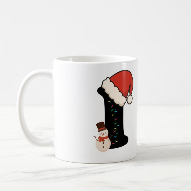 Christmas Letter I Mug (Left)