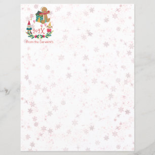 Christmas Letter Personal Cute Holiday Village
