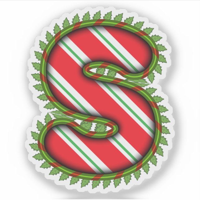 Christmas Letter S (Front)
