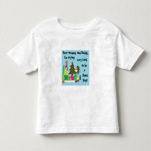 Christmas Letter Toddler T-Shirt