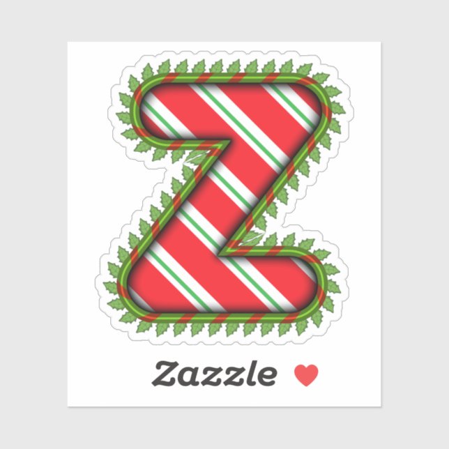 Christmas Letter Z (Sheet)