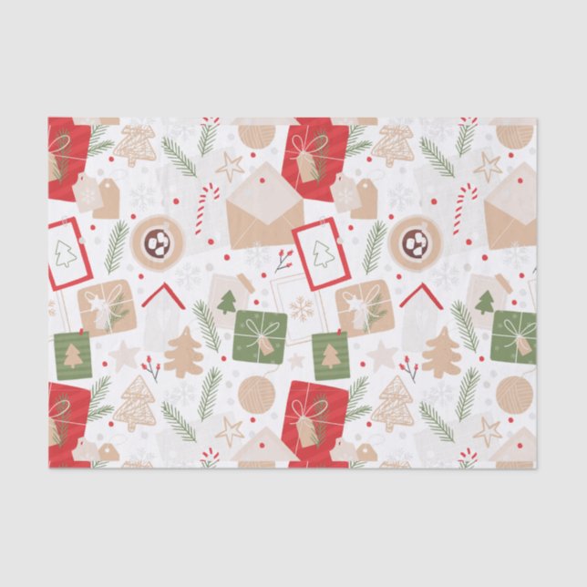 Christmas Letters Tissue Paper (Front)
