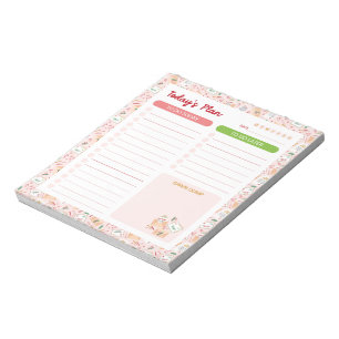 Christmas Letters to Santa Daily To Do Planner Notepad