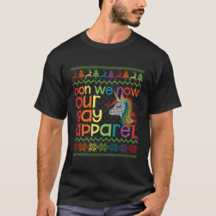 Christmas Lgbt Don We Now Our Gay Apparel Rainbow  T-Shirt