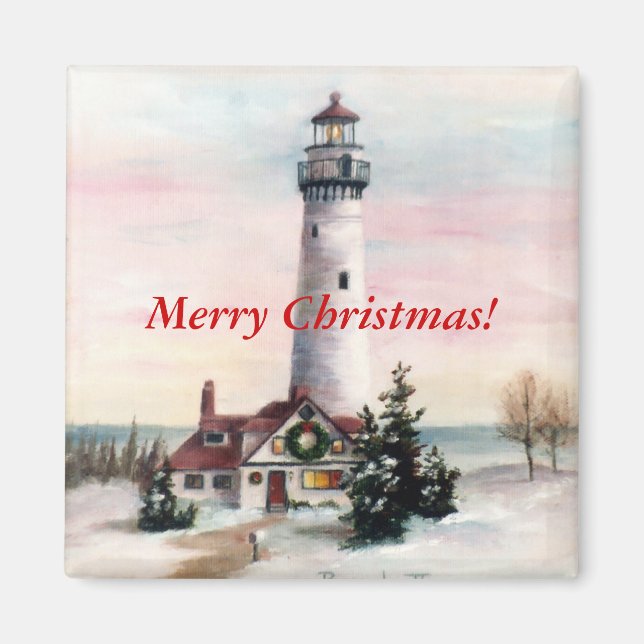 Christmas Light Christmas Magnet (Front)