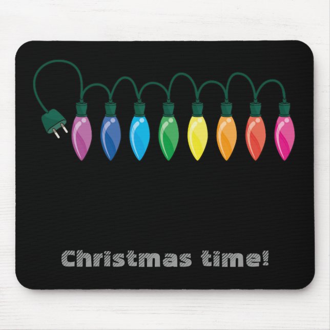 Christmas light , Christmas time! Mouse Mat (Front)