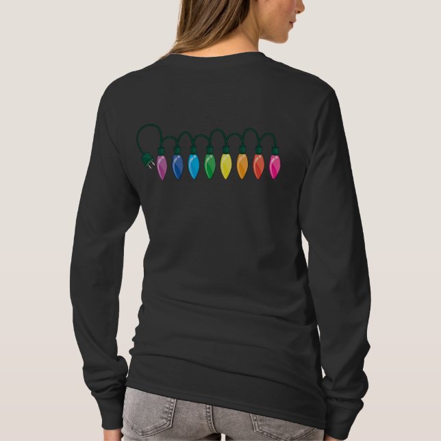 Christmas light , Christmas time T-Shirt (Back)