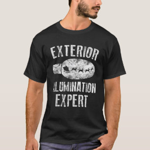 Christmas Light Decorator Exterior Illumination Ex T-Shirt