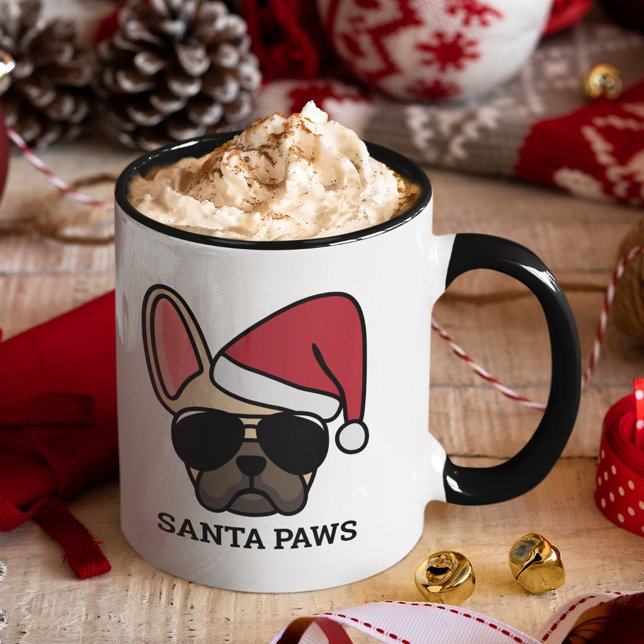 Christmas Light Fawn French Bulldog Mug (Creator Uploaded)