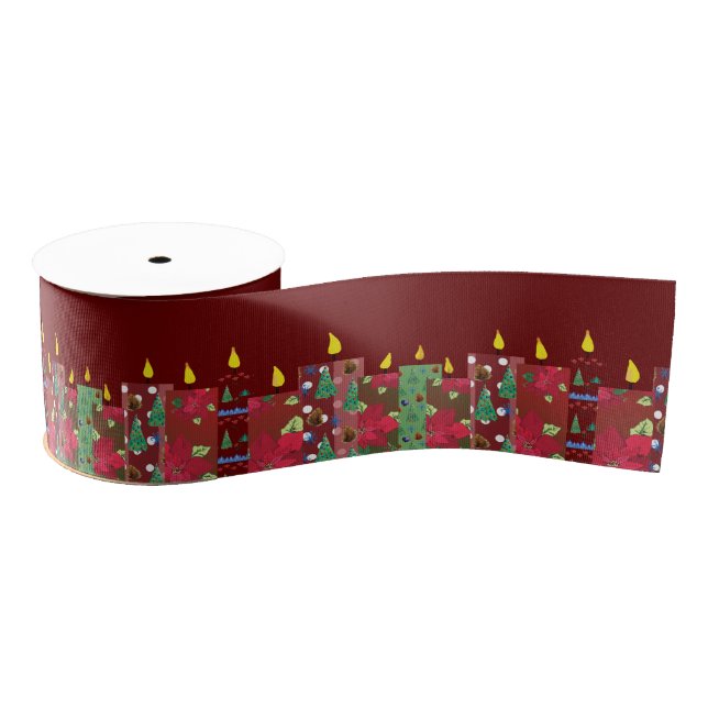 Christmas Light Grosgrain Ribbon (Spool)
