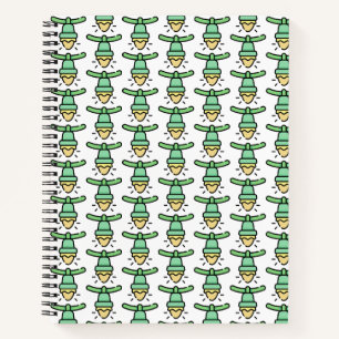christmas light notebook