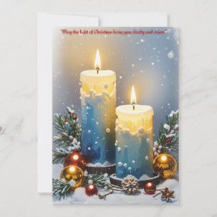 Christmas Light of Clarity and Vision: Greeting  Holiday Card