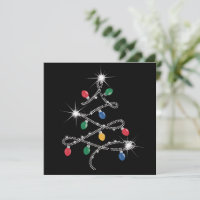 Christmas Light Tree Rhinestone Mega Bling 