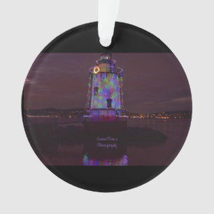 Christmas Lighthouse  Ornament