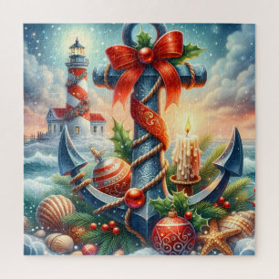 Christmas Lighthouse Puzzle