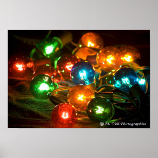 Christmas lights 01 poster