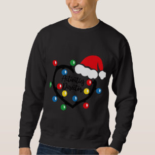 Christmas Lights Activities Director Nurse Costume Sweatshirt