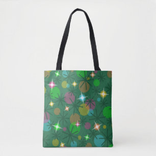Christmas Lights all over tote bag