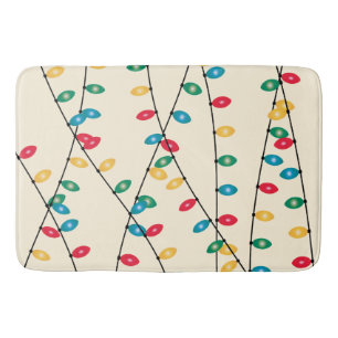 Christmas Lights Bath Mat