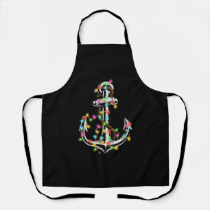 Christmas Lights Boating Sailing Cruise Boat Gif Apron