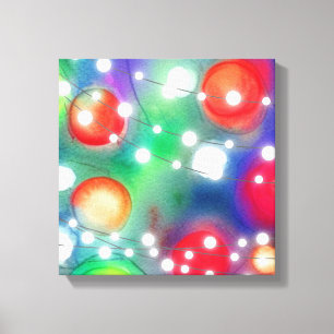 Christmas Lights Canvas Print