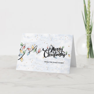 Christmas Lights Card