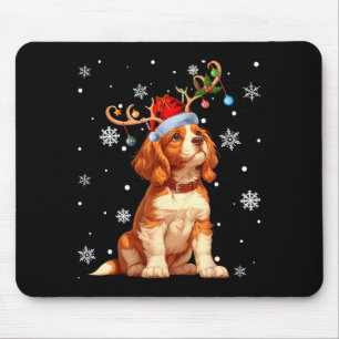 Christmas Lights Cavalier King Charles Spaniel Xma Mouse Mat