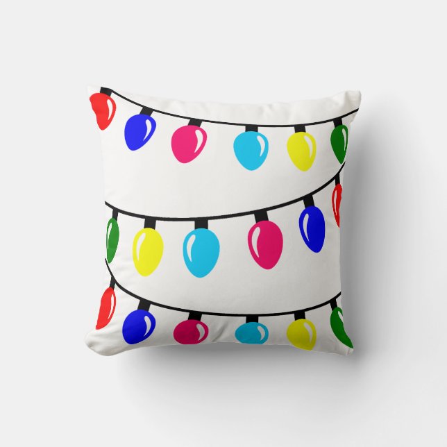 Christmas Lights Cushion (Front)
