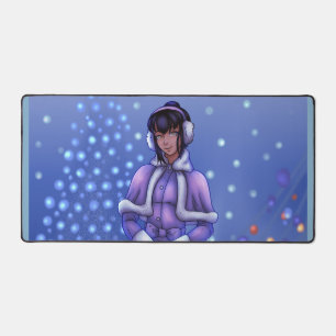 Christmas Lights Desk Mat