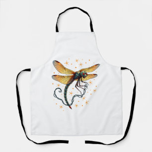 Christmas Lights Dragonfly Apron