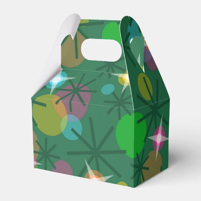 Christmas Lights favour box gable (Front Side)