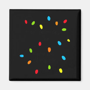 Christmas Lights Fun Holiday Novelty Bulb Strands  Magnet